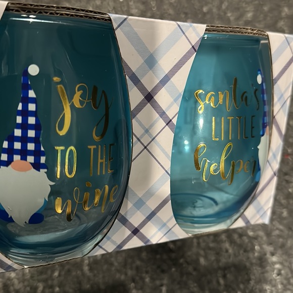 Brand new TMD stemless wine set of 2 Glasses - Picture 2 of 4